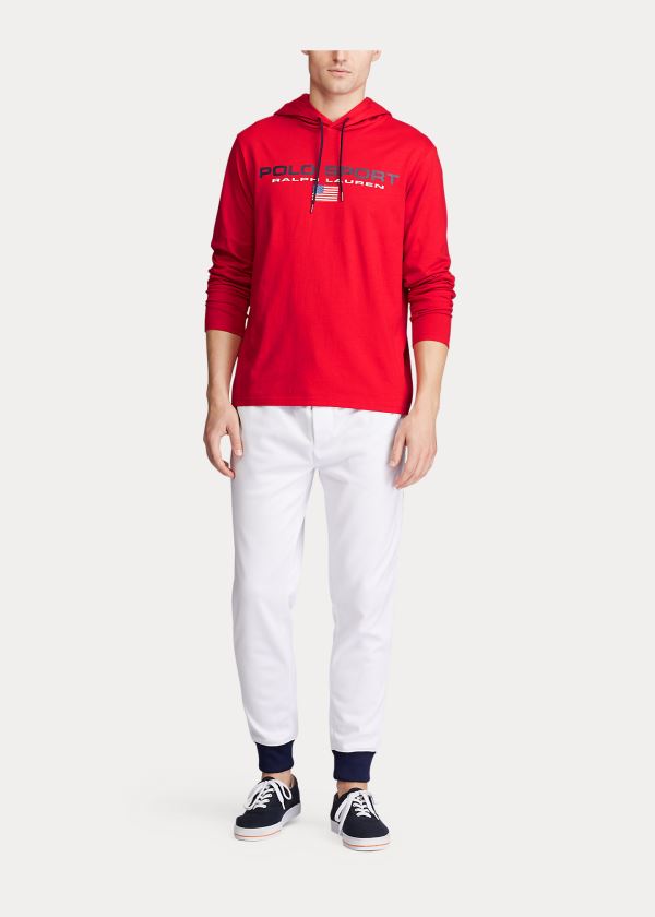 Playeras Polo Ralph Lauren Hombre Rojos - Polo Sport Hooded - JTEXD0578